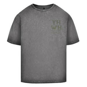 Oversize Washed T-Shirt yhwh every breath speakt his name