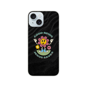 good news jesus saves iPhone-Hülle