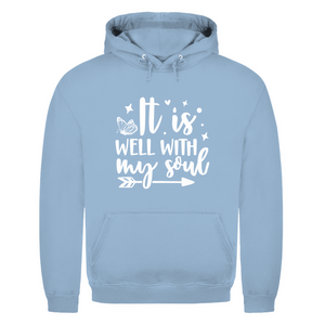 Herren Hoodie it is well with my soul