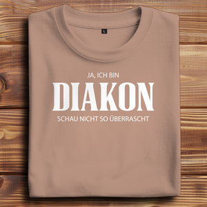 Oversize T-Shirt ja ich bin diakon
