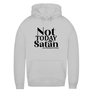 Damen Hoodie not today satan