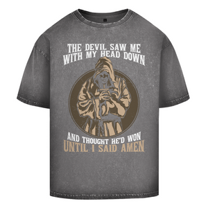 Oversize Washed T-Shirt until i said amen