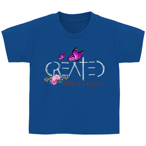 Kinder T-Shirt created with a purpose