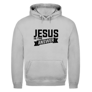 Herren Hoodie jesus is the answer