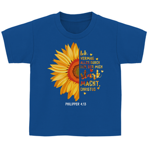 Kinder T-Shirt der mich stark macht philipper 4.13