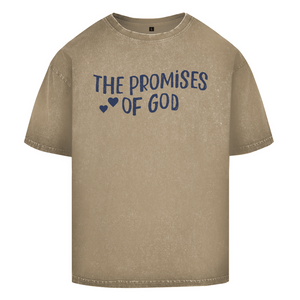 Oversize Washed T-Shirt the promises of god psalm 107:1