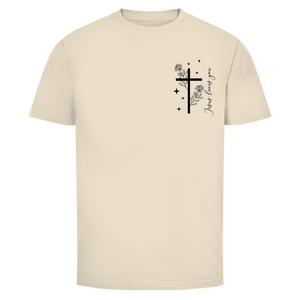 Herren T-Shirt jesus loves you