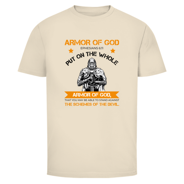 Herren T-Shirt armor of god ephesians 6:11