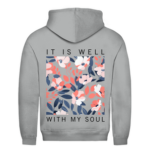 Herren Hoodie it is well with my soul