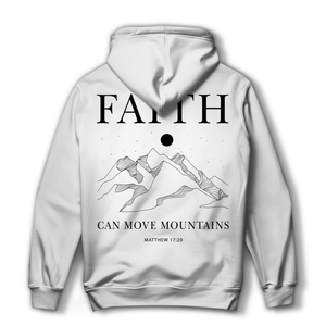 Damen Hoodie faith minimalistisch matthew 17:20