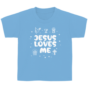 Kinder T-Shirt jesus loves me