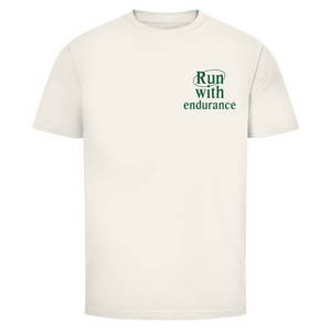Herren T-Shirt run with endurance hebrews 12:1