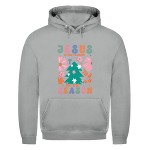 Herren Hoodie jesus is reason for the season