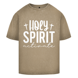 Oversize Washed T-Shirt holy spirit activate