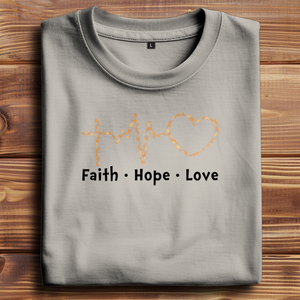 Oversize T-Shirt faith hope love
