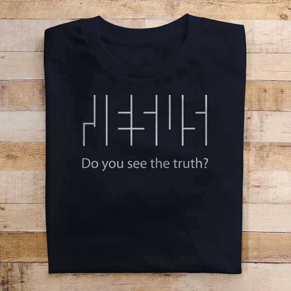 Herren T-Shirt jesus do you see the truth