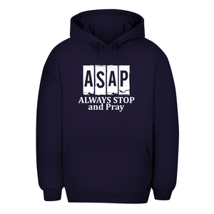 Unisex Oversize Hoodie always stop and pray