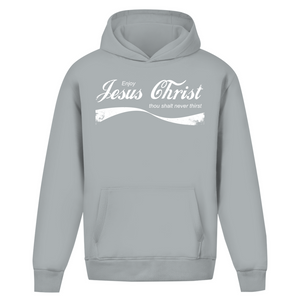 Oversize Hoodie Ohne Kordel enjoy jesus christ