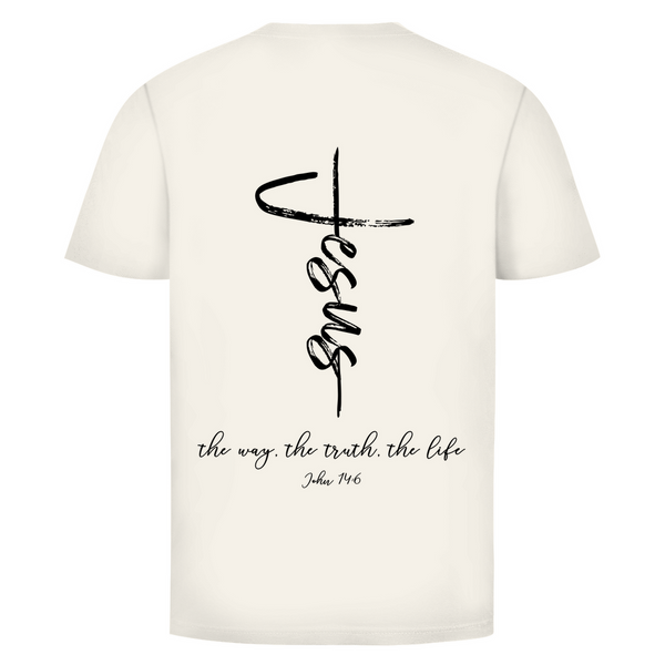 Herren T-Shirt the way the truth the life john 14:6