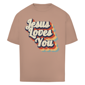 Oversize T-Shirt jesus loves you