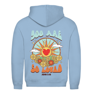 Herren Hoodie you are so loved john 3:16