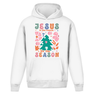 Oversize Hoodie Ohne Kordel jesus is reason for the season