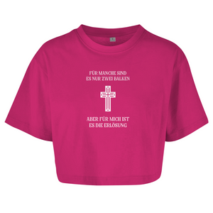 Damen Oversize Crop Top für mich es die erlösung