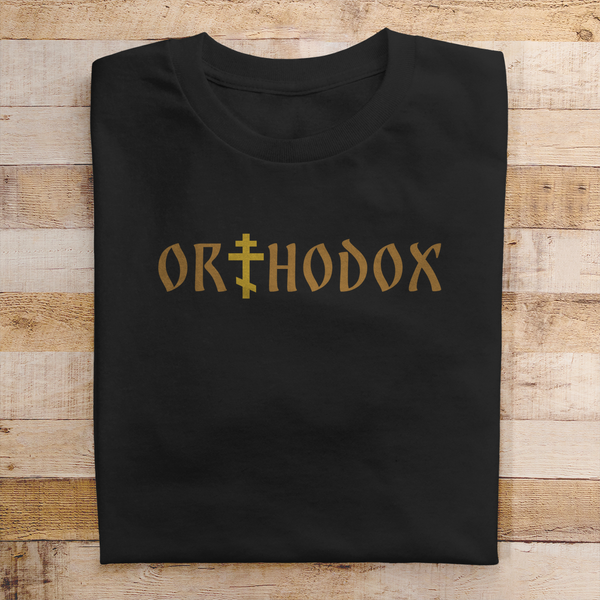 Herren T-Shirt orthodox kreuz