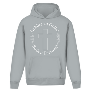 Oversize Hoodie Ohne Kordel gehöre zu gottes boden personal