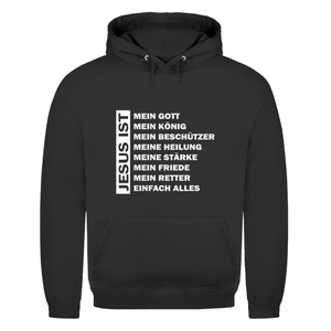 Herren Hoodie jesus ist mein gott