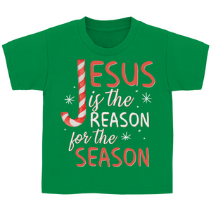Kinder T-Shirt jesus is the reason for the season