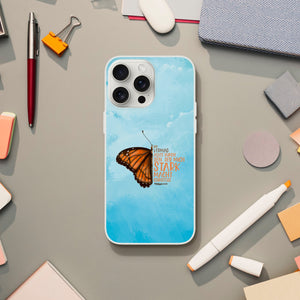 der mich stark macht schmetterling iPhone-Hülle