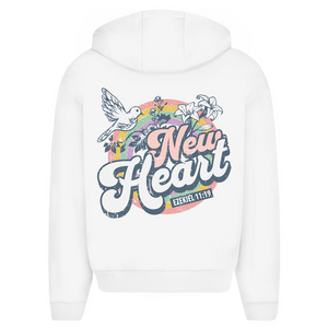 Oversize Zipper Hoodie new heart ezekiel 11:19