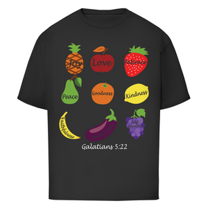 Oversize T-Shirt Joy Love Patience galatians 5:22