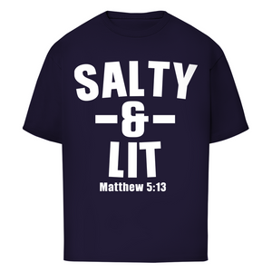 Oversize T-Shirt salty and lit matthew 5:13
