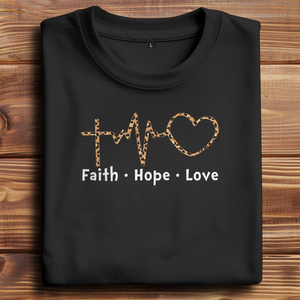 Oversize T-Shirt faith hope love