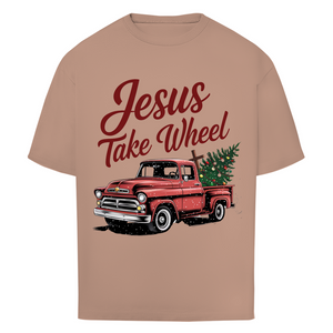 Oversize T-Shirt jesus take wheel