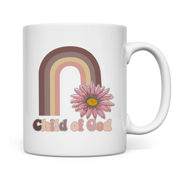 Tasse child of god regenbogen