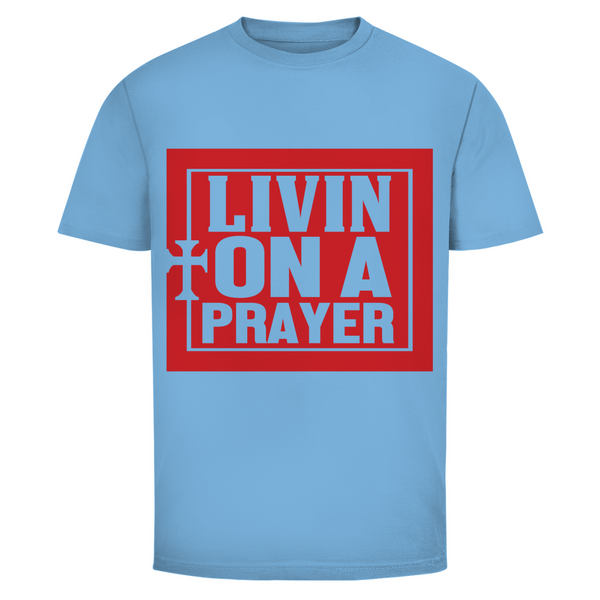 Herren T-Shirt livin on a prayer