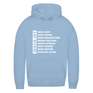 Damen Hoodie jesus ist mein gott