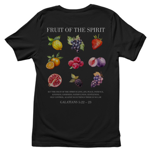 Damen T-Shirt fruit of the spirit galatians 5:22-23