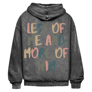 Oversize Washed Hoodie less of me and more of him