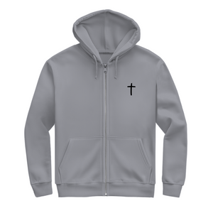 Herren Zipper Hoodie jesus loves you