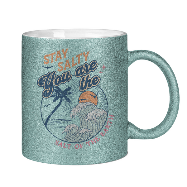 Glitzertasse stay salty