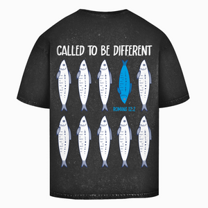 Oversize Washed T-Shirt called to be different romans 12:2