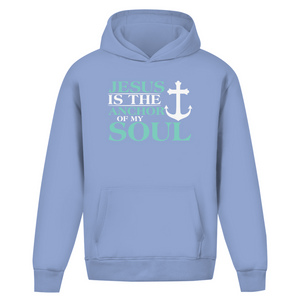 Oversize Hoodie Ohne Kordel jesus is the anchor of my soul segeln