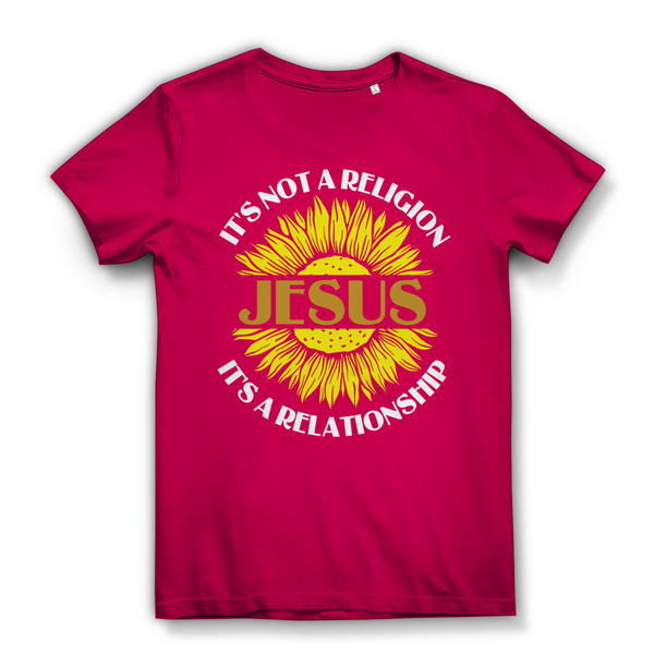 Damen Bio T-Shirt jesus its a repationship