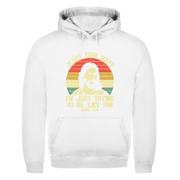 Herren Hoodie jesus took naps mark 4:38