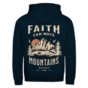 Zipper Hoodie faith can move mountains matthew 17:20