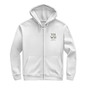 Herren Zipper Hoodie yhwh every breath speakt his name